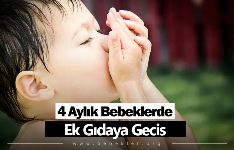 4 Aylık Bebeklerde Ek Gıdaya Gecis